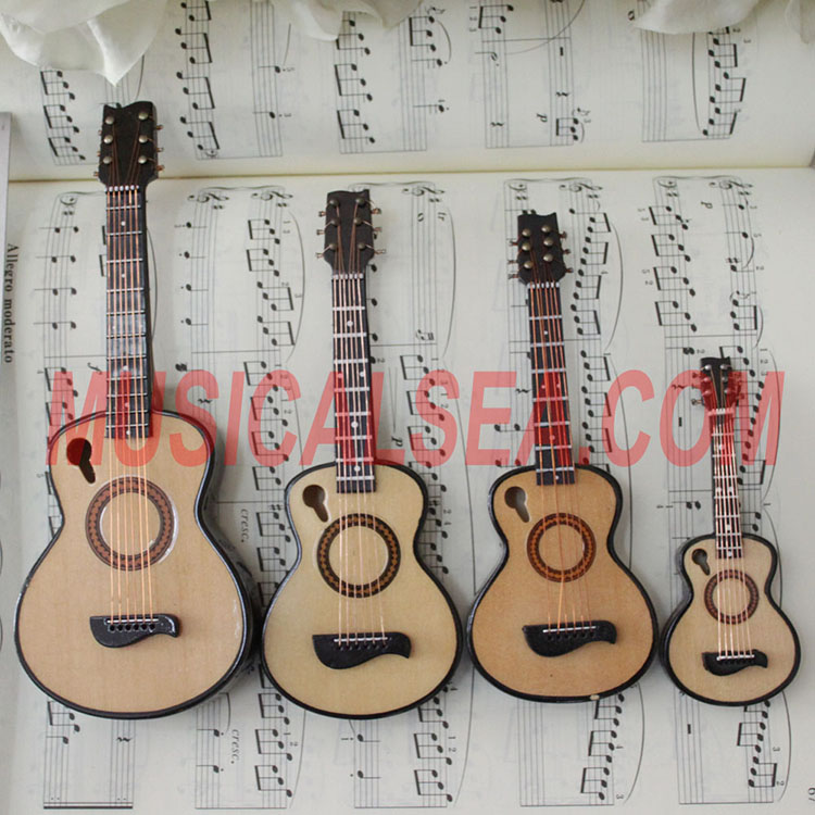 guitar shape music box